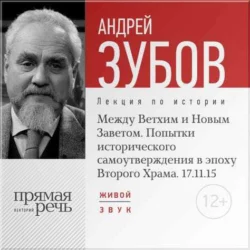 Лекция «Между Ветхим и Новым Заветом. Попытки исторического самоутверждения в эпоху Второго Храма», аудиокнига Андрея Зубова. ISDN16897665