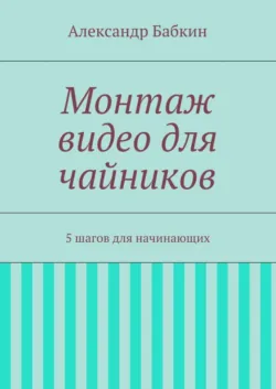 Монтаж видео для чайников. 5 шагов для начинающих - Александр Бабкин