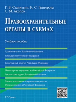 Правоохранительные органы в схемах. Учебное пособие - Сурен Акопов