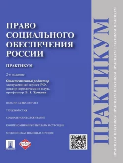 Право социального обеспечения России. Практикум. 2-е издание. Учебное пособие Коллектив авторов