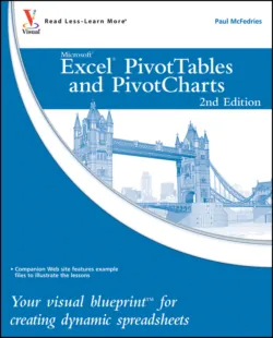 Excel PivotTables and PivotCharts. Your visual blueprint for creating dynamic spreadsheets - McFedries