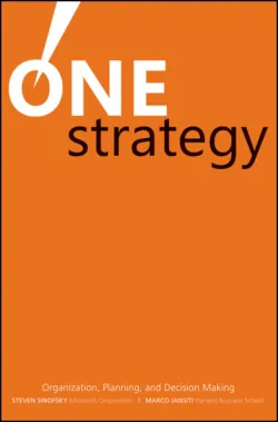 One Strategy. Organization, Planning, and Decision Making - Steven Sinofsky