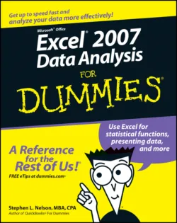 Excel 2007 Data Analysis For Dummies, Stephen L. Nelson Excel 2007 Data Analysis For Dummies, Stephen L. Nelson