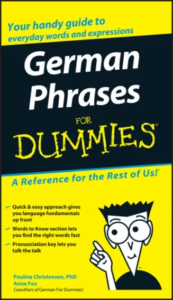 German Phrases For Dummies - Anne Fox