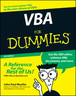 VBA For Dummies - John Paul Mueller