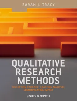 Qualitative Research Methods. Collecting Evidence, Crafting Analysis, Communicating Impact - Sarah Tracy