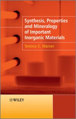 Synthesis, Properties and Mineralogy of Important Inorganic Materials - Terence Warner