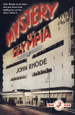Mystery at Olympia, John Rhode