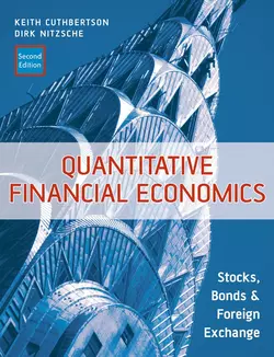 Quantitative Financial Economics, Keith Cuthbertson