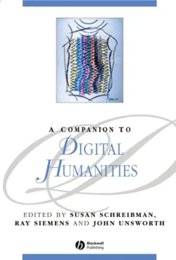 A Companion to Digital Humanities, Susan Schreibman A Companion to Digital Humanities, Susan Schreibman
