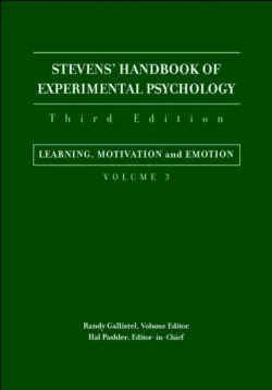 Stevens′ Handbook of Experimental Psychology, Learning, Motivation, and Emotion - Randy Gallistel
