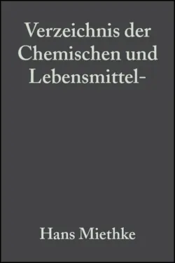 Verzeichnis der Chemischen und Lebensmittel- Untersuchungsämter in der Bundesrepublik Deutschland - Hans Miethke