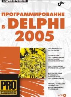 Программирование в Delphi 2005 - Андрей Боровский