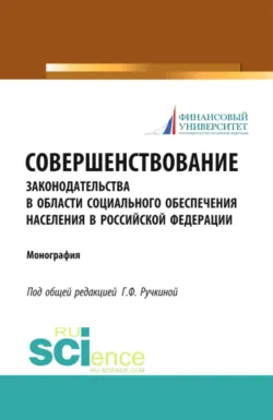 Совершенствование законодательства в области социального обеспечения населения в Российской Федерации. (Бакалавриат). Монография. - Оксана Васильева