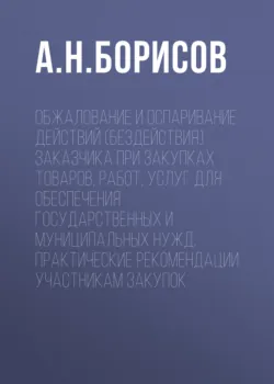 Обжалование и оспаривание действий (бездействия) заказчика при закупках товаров, работ, услуг для обеспечения государственных и муниципальных нужд. Практические рекомендации участникам закупок - Александр Борисов