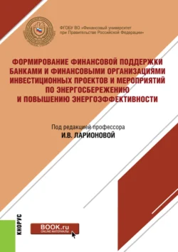 Формирование финансовой поддержки банками и финансовыми организациями инвестиционных проектов и мероприятий по энергосбережению и повышению энергоэффективности. (Бакалавриат  Магистратура). Монография. Наталья Валенцева и Олег Лаврушин