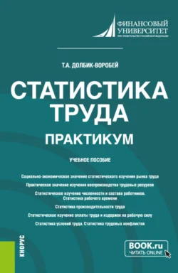 Статистика труда. Практикум. (Бакалавриат). Учебное пособие., Татьяна Долбик-Воробей