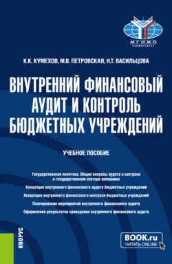 Внутренний финансовый аудит и контроль бюджетных учреждений. (Бакалавриат). Учебное пособие., Мария Петровская