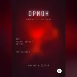Орион. Книга жизни. Для всех идущих. 888 напутственных опусов. Прогностика, аудиокнига Михаила Константиновича Калдузова. ISDN68676962