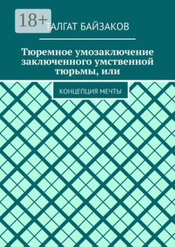 Тюремное умозаключение заключенного умственной тюрьмы  или. Концепция мечты Талгат Байзаков