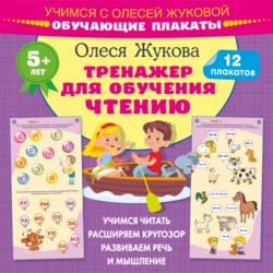 Тренажер для обучения чтению. Обучающие плакаты, Олеся Жукова