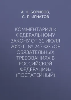 Комментарий к Федеральному закону от 31 июля 2020 г. № 247-ФЗ «Об обязательных требованиях в Российской Федерации» (постатейный) - Александр Борисов