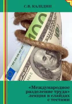 Международное разделение труда. Лекция в слайдах с тестами - Сергей Каледин