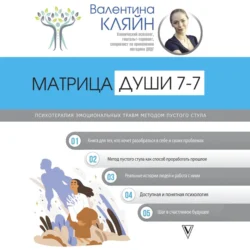 7—7. Матрица Души. Психотерапия эмоциональных травм методом пустого стула - Валентина Кляйн