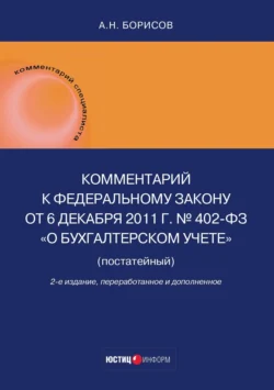 Комментарий к Федеральному закону от 6 декабря 2011 г. № 402-ФЗ «О бухгалтерском учете» (постатейный), Александр Борисов