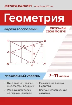 Геометрия: задачи-головоломки. Прокачай свои мозги! 7–11 классы. Профильный уровень - Эдуард Балаян