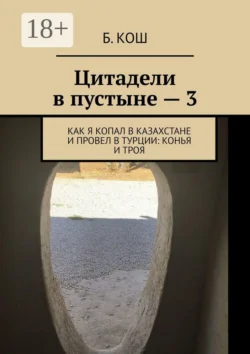 Цитадели в пустыне – 3. Как я копал в Казахстане и провел в Турции: Конья и Троя - Б. Кош Цитадели в пустыне – 3. Как я копал в Казахстане и провел в Турции: Конья и Троя - Б. Кош