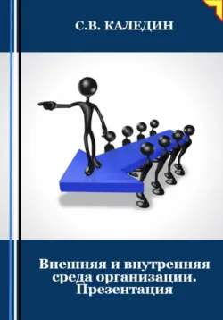 Внешняя и внутренняя среда организации. Презентация - Сергей Каледин