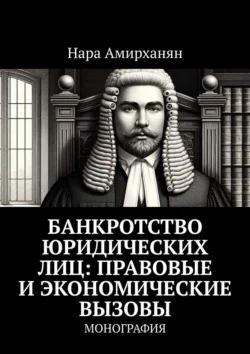 Банкротство юридических лиц: правовые и экономические вызовы. Монография, Нара Амирханян