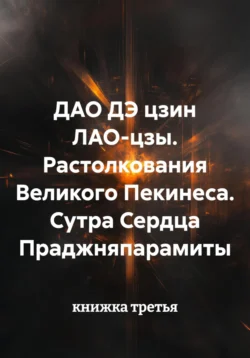 ДАО ДЭ цзин ЛАО-цзы. Растолкования Великого Пекинеса. Сутра Сердца Праджняпарамиты, книжка третья