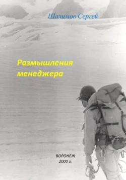 Размышления менеджера, Сергей Шалимов