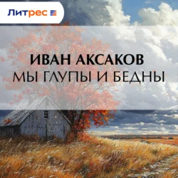 Мы глупы и бедны, Иван Аксаков