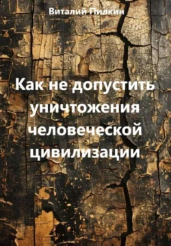 Как не допустить уничтожения человеческой цивилизации - Виталий Пилкин Как не допустить уничтожения человеческой цивилизации - Виталий Пилкин