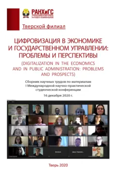 Цифровизация в экономике и государственном управлении.Проблемы и перспективы - Сборник статей