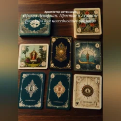 Оракул Ленорман: Простые и глубокие расклады для повседневных вопросов, Архитектор метазнания