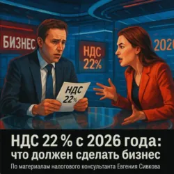 НДС 22 % с 2026 года: что должен сделать бизнес - Евгений Сивков