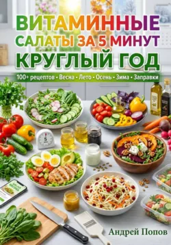 Витаминные салаты за 5 минут круглый год - Андрей Попов