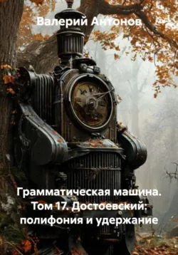 Грамматическая машина. Том 17. Достоевский: полифония и удержание - Валерий Антонов