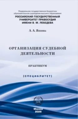 Организация судебной деятельности. Практикум - Анна Яшина