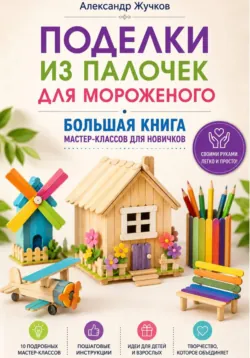 Поделки из палочек для мороженого. Большая книга мастер-классов для новичков - Александр Жучков