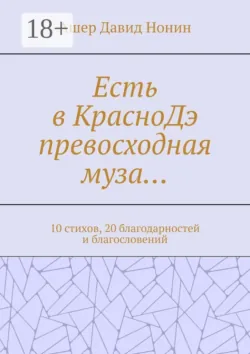 Есть в КрасноДэ превосходная муза… 10 стихов, 20 благодарностей и благословений - Ашер Давид Нонин