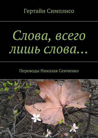 Обложка книги «Слова, всего лишь слова…»