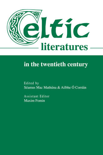 Обложка книги «Celtic Literatures in the Twentieth Century»