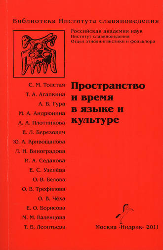 Коллектив авторов. Пространство и время в языке и культуре