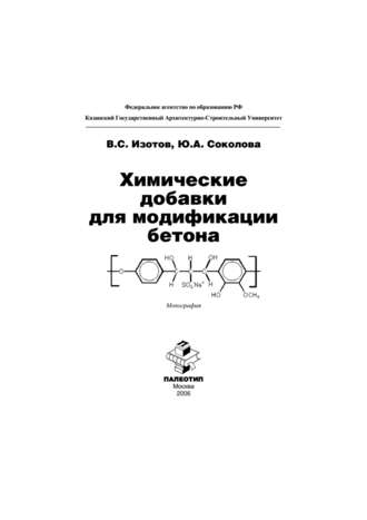 Владимир Изотов. Химические добавки для модификации бетона