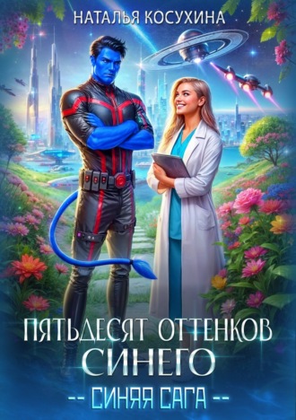 Обложка книги «Пятьдесят оттенков синего»